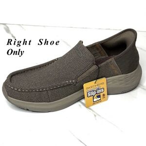 Skechers Slip-On RIGHT SHOE ONLY Relaxed Fit Parson-Ralven Men Size 9 Taupe NWT